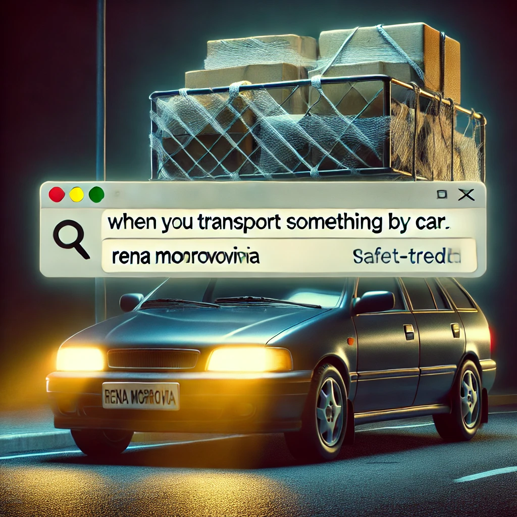 Rena Monrovia when you transport something by car